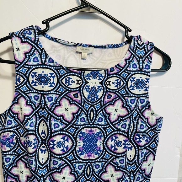 Talbots Petite Size 2 dress, slightly flared skirt. Sleeveless - Picture 5 of 5